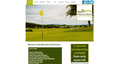 Desktop Screenshot of maverstongolf.com